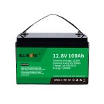 Kilang disesuaikan Daya 12V 100AH LiFePO4 Lithium Iron Phosphate Cycle Deep Battery Bateri Laut Solar RV
