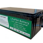 SEMUA DALAM SATU 2.56KWh 2000 kitaran 12v bateri lifepo4 200ah lithium pack untuk kenderaan elektrik