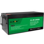 12.8V 200Ah LiFePO4 Pb Penggantian Asid Lithium ion Battery Pack, 12V 200Ah