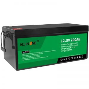 12.8V 200Ah LiFePO4 Pb Penggantian Asid Lithium ion Battery Pack, 12V 200Ah