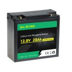 OEM Pek Bateri Lithium ion Lifepo4 12V 20AH yang boleh dicas semula OEM