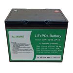 ALL IN ONE Silinder 2000 kitaran bateri lithium 12v60Ah pek bateri untuk storag tenaga