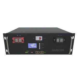 6000 Kitaran 48V 100Ah 5Kwh RS48 LiFePo4 Bateri Suria dengan Kabinet 5U