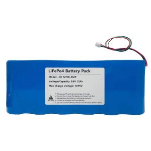 Pek Bateri Lifepo4 9.6V 12AH 3S2P Untuk Lampu Jalan Suria