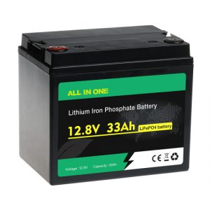 SEMUA DALAM SATU 26650 pek bateri lithium iron fosfat lifepo4 12V 33ah