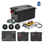 Sistem berasaskan Awan BMS gred automotif 105Ah 36V 48V 72V Bateri Kereta Golf Litium