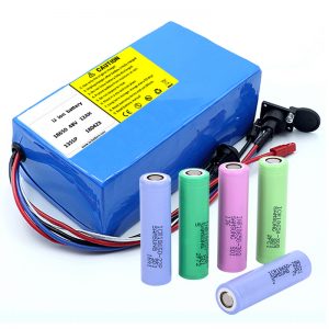 Bateri Lithium 18650 48V 12AH 48V 500W Bateri Basikal Elektrik dengan BMS